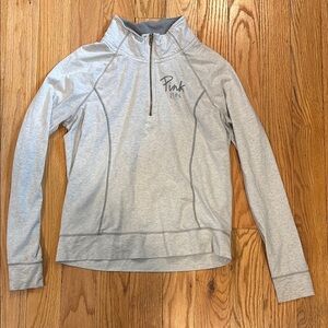 vs pink quarter zip